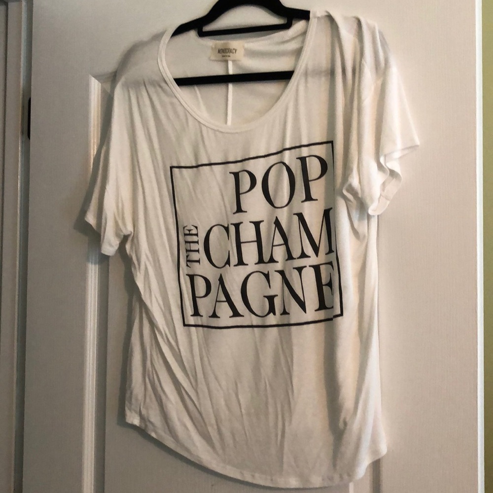 Graphic Shirt- Pop the Champagne
